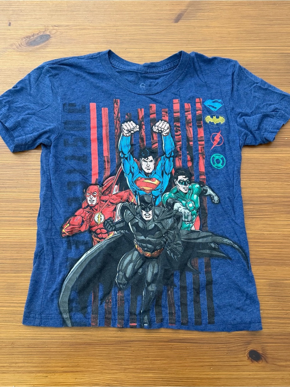 4/$13 DC Comics Shirt - Superman Batman The Flash Green Lantern - Size 6